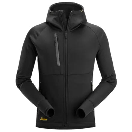 Snickers 8026 Polartec® Power Stretch® Full-Zip Hoodie Black 3XL