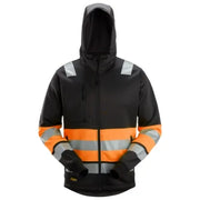 Snickers 8038 Full Zip Hi-Vis Hoodie Class 1 Orange 3XL