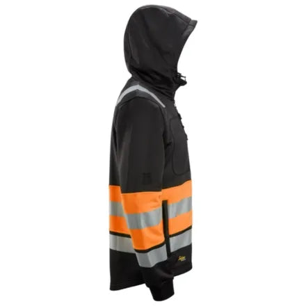 Snickers 8038 Full Zip Hi-Vis Hoodie Class 1 Orange 3XL
