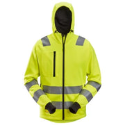 Snickers 8039 Hi-Vis Full Zip Hoodie Class 2/3 Yellow 3XL