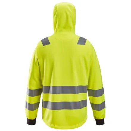Snickers 8039 Hi-Vis Full Zip Hoodie Class 2/3 Yellow