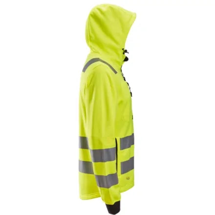 Snickers 8039 Hi-Vis Full Zip Hoodie Class 2/3 Yellow 3XL