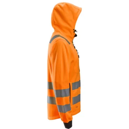 Snickers 8039 Hi-Vis Full Zip Hoodie Class 2/3 Orange 3XL