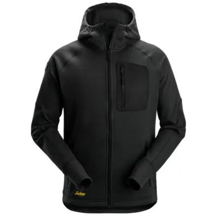Snickers 8041 Fleece Hoodie Black