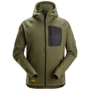 Snickers 8041 Fleece Hoodie Khaki Green \ Black 3XL