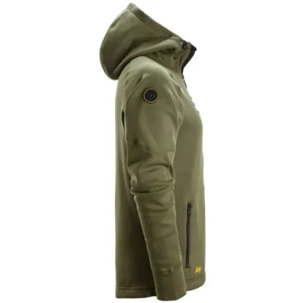 Snickers 8041 Fleece Hoodie Khaki Green \ Black 3XL