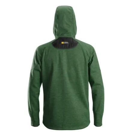 Snickers 8041 Fleece Hoodie Forest Green / Black 2XL