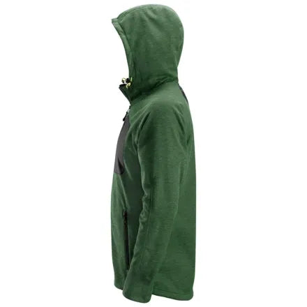 Snickers 8041 Fleece Hoodie Forest Green / Black 2XL