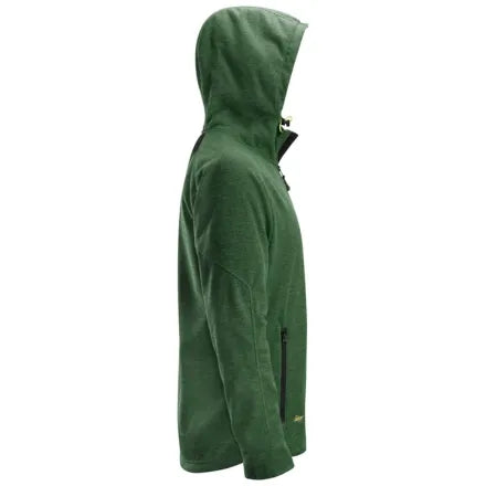 Snickers 8041 Fleece Hoodie Forest Green / Black 2XL
