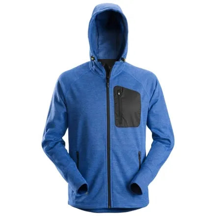 Snickers 8041 Fleece Hoodie True Blue / Black