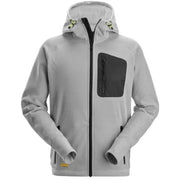 Snickers 8041 Fleece Hoodie White / Black 3XL