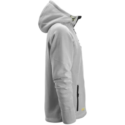 Snickers 8041 Fleece Hoodie White / Black 3XL