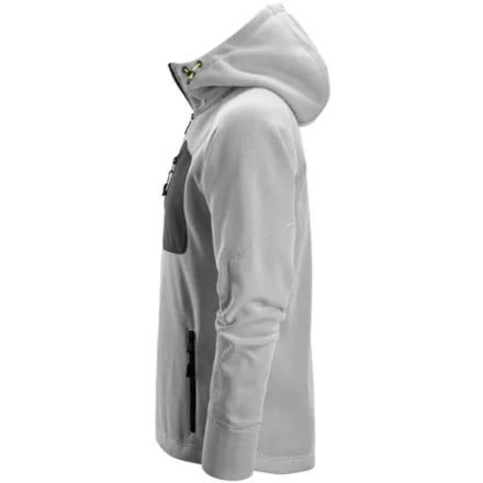 Snickers 8041 Fleece Hoodie White / Black 3XL