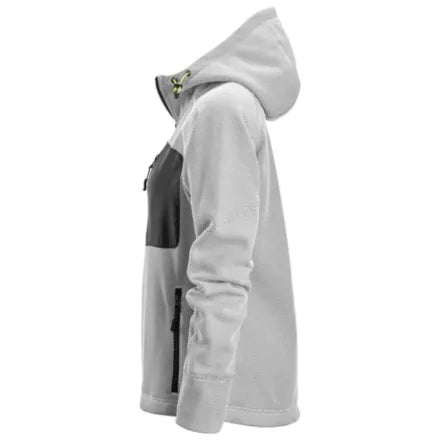 Snickers 8047 Women's Fleece Hoodie White \ Black 2XL