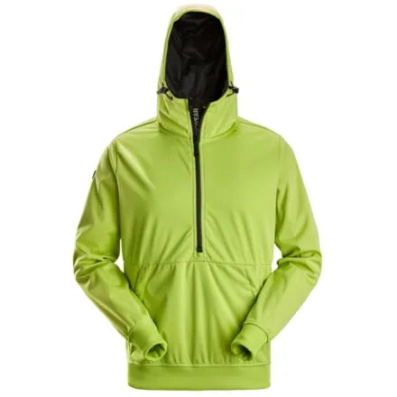 Snickers 8400 Windblocker Stretch Half-Zip Hoodie Lime 3XL