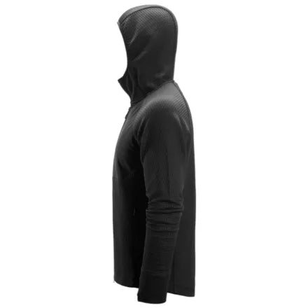 Snickers 8405 Full-Zip Midlayer Hoodie Black 3XL