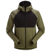Snickers 8405 Full-Zip Midlayer Hoodie Khaki Green 3XL