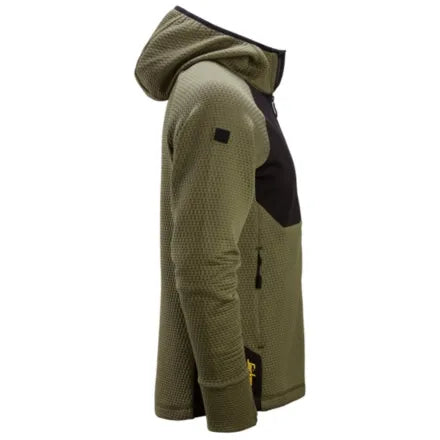 Snickers 8405 Full-Zip Midlayer Hoodie Khaki Green 3XL