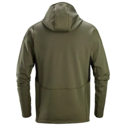 Snickers 9420 Thermal Body Mapping Fleece Full-Zip Hoodie Khaki Green 3XL