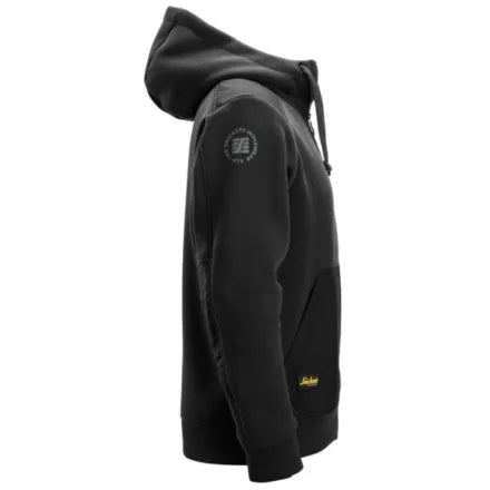Snickers CORDURA® Tech Sweatshirt Full Zip Hoodie — Black