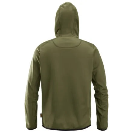 Snickers 8058 Full Zip Fleece Hoodie Khaki Green