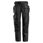 Snickers 6224 AllroundWork, Canvas+ Stretch Work Trousers+ HP Navy 36W X 35L (152)