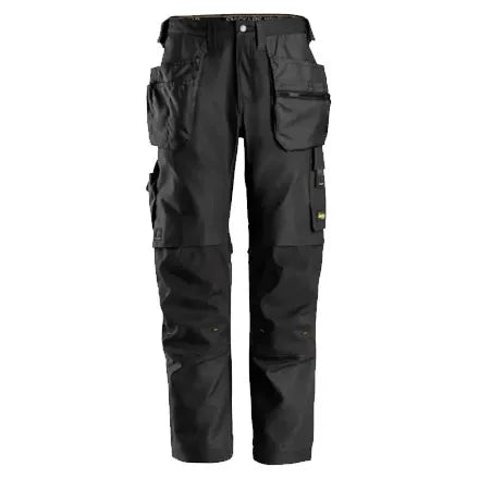 Snickers 6224 AllroundWork, Canvas+ Stretch Work Trousers+ HP Navy 36W X 35L (152)