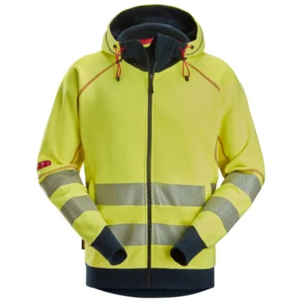 Snickers ProtecWork Arc Full Zip Hoodie High-Vis Class 3/2 2866 4XL