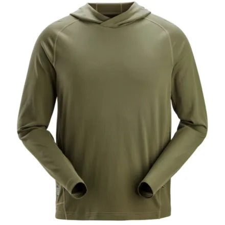 Snickers Stay Fresh Hoodie 2456 Khaki Green 3XL