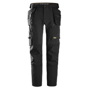 Snickers 6218 AllroundWork Stretch Trousers in Black/Black 38Wx37L (254)