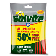 Solvite All Purpose Wallpaper Adhesive 50% Extra Free