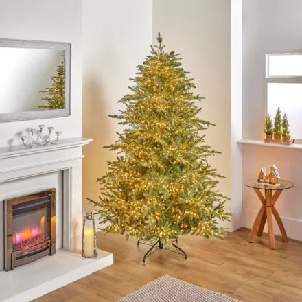 Starry Pre Lit Spruce Christmas Tree 2.1m
