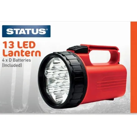 Status Torch 13LED Lantern 4D Red
