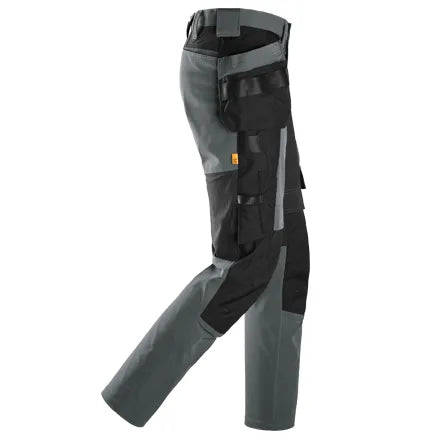 Snickers 6218 AllroundWork Stretch Trousers in Steel Grey/Black 36Wx37L (252)