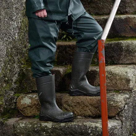 Swampmaster 'No-Sweat' Stormgear Waterproof Trousers- Green