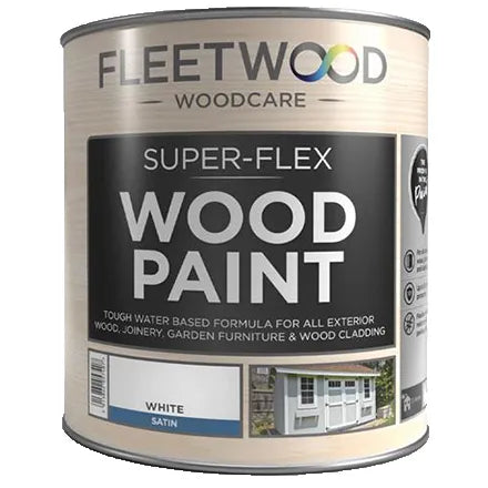 Super Flex Wood Paint 5 Litre White