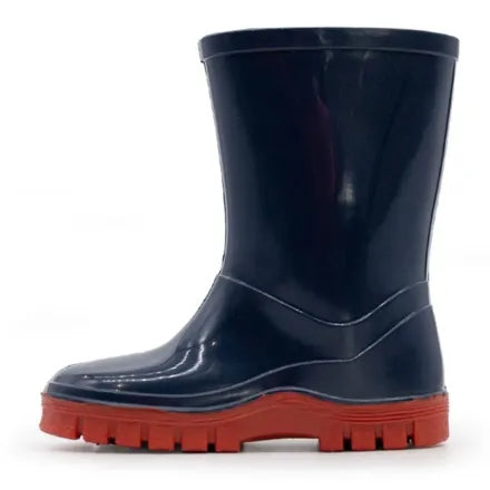 Swampmaster Junior Tractor Wellington Boot Navy / Red UK 10 (Junior) / EU 28 