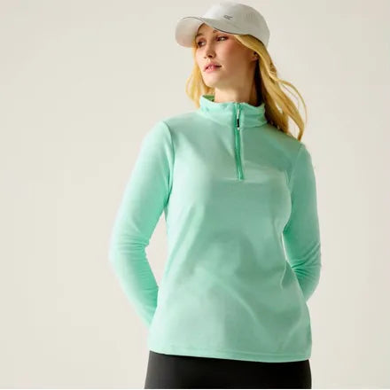 Regatta Women’s Sweethart Marl Half Zip Fleece Ice Green 8
