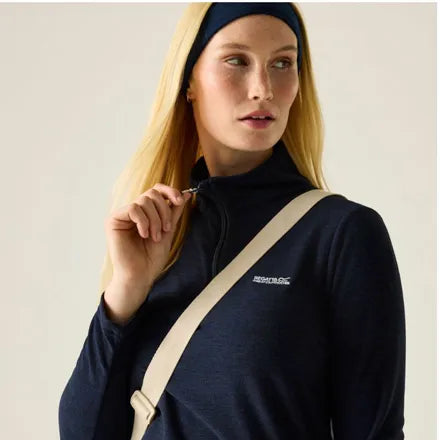 Regatta Women’s Sweethart Marl Half Zip Fleece Navy 8