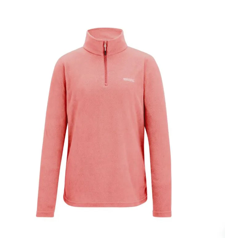 Women's Sweethart Lightweight Half-Zip Fleece Peach Pink