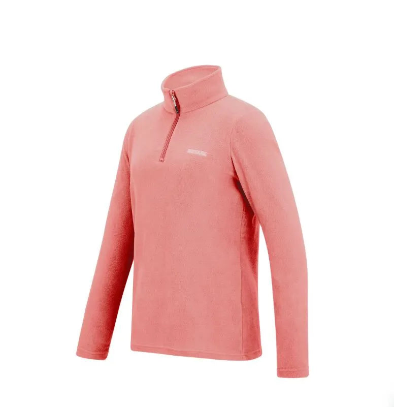 Women's Sweethart Lightweight Half-Zip Fleece Peach Pink 8