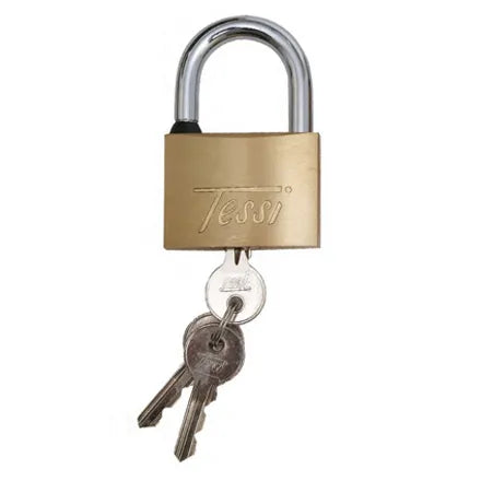 Tessi Solid Brass Padlock
