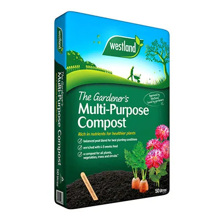 The Gardener's Multi Purpose Compost 50Ltr + 20% Free