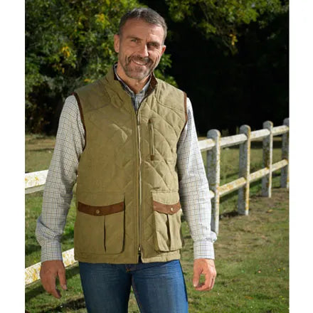 Baleno Thames Men's Quilted Gilet Navy