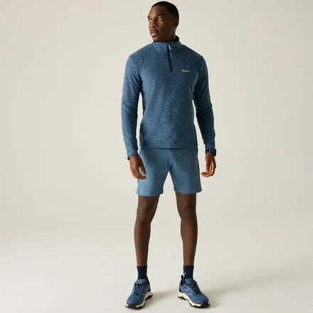 Men's Thompson Marl Half Zip Fleece | China Blue XXL