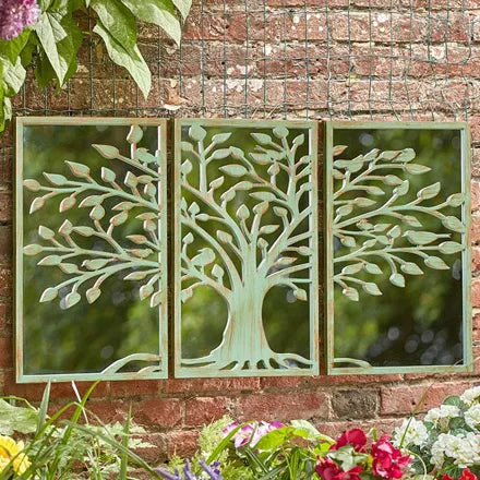 TreeLife Looking Glass Garden Mirror - Verdigris