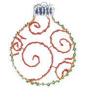 Twinkling Bauble Flexibright Led 78x59cm Red and White