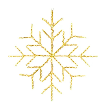 Twinkling Snowflake Flexibright Led Warm White 61cm