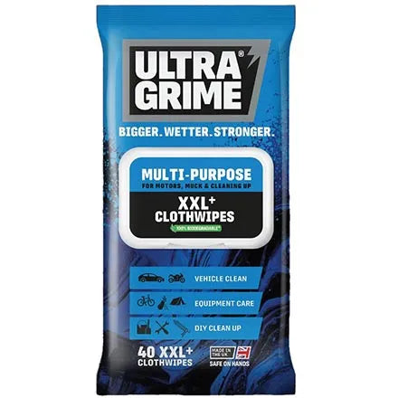 Ultragrime Multiuse Wipes XXL Pack of 40