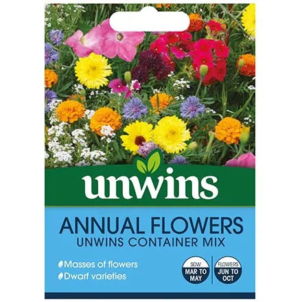 Unwins Annuals Flowers Container Mix